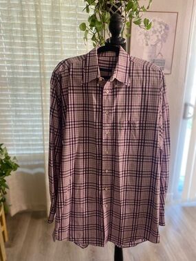 Burberry London Plaid Shirt -Made in USA by Gitman Bros